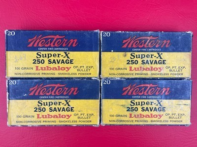 Western Super-X .250 Savage Lubaloy