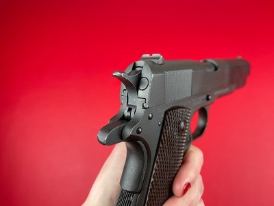 WWII Remington Rand M1911 A1 US Army RI Arsenal Rebuild .45ACP 1945 Period Correct - Image 11 of 15