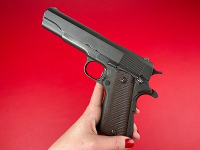 WWII Remington Rand M1911 A1 US Army RI Arsenal Rebuild .45ACP 1945 Period Correct - Image 2 of 15