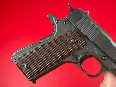 WWII Remington Rand M1911 A1 US Army RI Arsenal Rebuild .45ACP 1945 Period Correct - Image 9 of 15