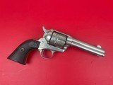 Colt Single Action Army Nickel .45 Colt w/ Colt Letter - Mfg. 1905 - Image 1 of 15