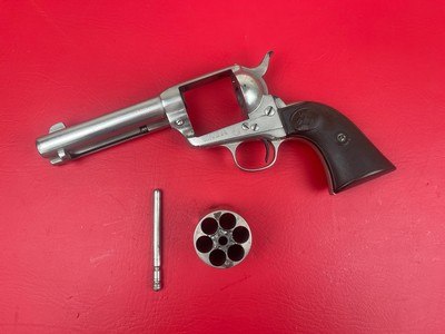 Colt Single Action Army Nickel .45 Colt w/ Colt Letter - Mfg. 1905 - Image 14 of 15