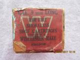 Rare Winchester 9mm Long Shot Box w/18 Original Cartridges for the Model 36 Winchester - 3 of 10