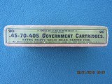 Winchester 45-70-405 Government Cartridges, Full Box, Dated 2-10 - 2 of 8
