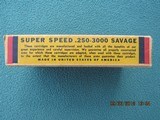 Winchester 250-3000 Savage Red/Yellow/Blue Box, Olin Call-out, Mid-1940s - 6 of 9