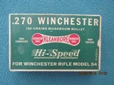 Remington 270 Win "Dogbone" Box - 1 of 9
