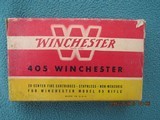 Winchester 405 Winchester Red/Yellow Box, Full, Late 40s to mid 50s Vintage - 6 of 8