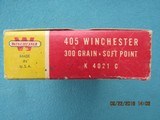 Winchester 405 Winchester Red/Yellow Box, Full, Late 40s to mid 50s Vintage - 3 of 8