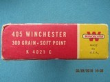 Winchester 405 Winchester Red/Yellow Box, Full, Late 40s to mid 50s Vintage - 5 of 8