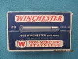 Winchester 405 Winchester Soft Point Blue/White Staynless, Full, Circa 1928-1932 - 6 of 8