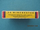 Winchester 35 Winchester Red/Yellow/Blue Box, Full, Circa 1939-1945 - 2 of 8