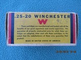 Winchester 25-20 Staynless Non-Mercuric Red/Yellow/Blue Ammo, Full 50 Rounds - 2 of 9