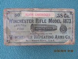 Winchester Rifle Model 1873 38 Cal Center Fire Blank Cartridges, Full & Factory Sealed - 1 of 6