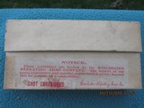 Rare Winchester 38-55 Shot Box, Undated, Black Powder Box, Full - 4 of 9