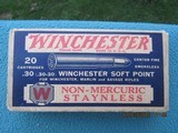 Winchester 30-30 Staynless Red/White/Blue Circa Late 1920s, Full - 6 of 11