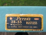 Peters Rustless 38-55 Winchester Ammo 255 Grain Soft Point - 5 of 10