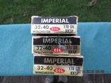 Imperial C-I-L 32-40 Winchester Ammo Box Lot, 60 Rounds - 5 of 18