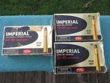 Imperial C-I-L 32-40 Winchester Ammo Box Lot, 60 Rounds - 1 of 18