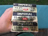 Imperial C-I-L 32-40 Winchester Ammo Box Lot, 60 Rounds - 3 of 18