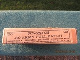 Winchester .30 Army Full Patch Dated 8-30 - 2 of 8