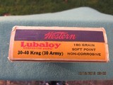 Western 30-40 Krag (30 Army) Bullseye Box for Winchester & Krag Rifles - 1 of 9