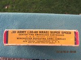 Winchester Super Speed Silvertip Grizzly Bear Box .30 Army (30-40 Krag) - 4 of 12