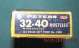 Peters 32-40 Winchester Rustless 165 Grain Soft Point - 5 of 9