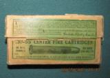 Winchester 2 Piece Green Label 38-55 Winchester Dated 11-15 - 1 of 8