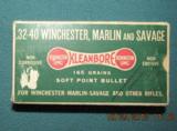 Remington Dogbone 32-40 Winchester, Marlin and Savage, Full Box - 1 of 10