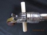 Colt 1849 Pocket 38 Rimfire Conversion Nickel Finish, Antique, No FFL - 4 of 19