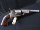 Colt 1849 Pocket 38 Rimfire Conversion Nickel Finish, Antique, No FFL - 1 of 19