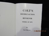 Colt's Double Action Revolver Model of 1878 Hardcover Book by Don Wilkerson, Signed - 7 of 10