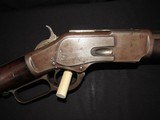 Winchester 1873 Second Model Rifle 44 Cal. Mfd. 1881 Antique - 3 of 20