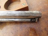 Incredible Early 3rd Model Colt 1851 Navy, Factory Silver Plated, New York Engraved, Ivory Grips, 1st Year Production - 5 of 20