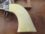 Incredible Early 3rd Model Colt 1851 Navy, Factory Silver Plated, New York Engraved, Ivory Grips, 1st Year Production - 8 of 20