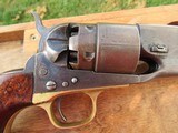 Colt 1860 Army 4-Screw Frame Civil War Era Made 1862 Full Martial Markings - 2 of 20