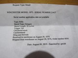 WOW 1st Model Deluxe Winchester Model 1873 Rifle with Cody Info - 20 of 20