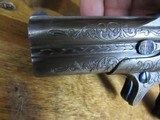 BEAUTIFUL Remington Model 95 Double Deringer, 3rd Model, Engraved - 12 of 20