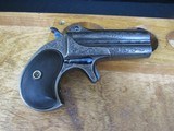 BEAUTIFUL Remington Model 95 Double Deringer, 3rd Model, Engraved - 1 of 20