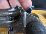 BEAUTIFUL Remington Model 95 Double Deringer, 3rd Model, Engraved - 11 of 20