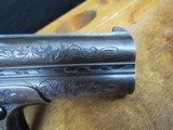 BEAUTIFUL Remington Model 95 Double Deringer, 3rd Model, Engraved - 7 of 20
