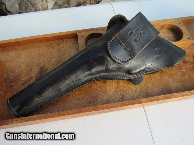 Us Marked Black Leather Holster For Colt 1860 Army And Remington 18581861 Revolvers Modern 5309