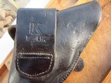 US Marked Black Leather Holster for Colt 1860 Army & Remington 1858/1861 Revolvers - Modern Production - 9 of 10