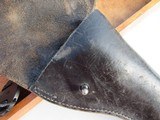 US Marked Black Leather Holster for Colt 1860 Army & Remington 1858/1861 Revolvers - Modern Production - 5 of 10