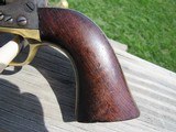 SCARCE NAVY-MARKED COLT MODEL 1860 FLUTED ARMY PERCUSSION REVOLVER W/COLT LETTER - 9 of 20