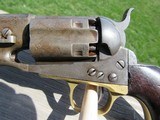 SCARCE NAVY-MARKED COLT MODEL 1860 FLUTED ARMY PERCUSSION REVOLVER W/COLT LETTER - 10 of 20