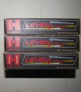 NEW OLD STOCK Hornady LeveRevolution 30-30 Winchester Ammo 3 full boxes - 4 of 8