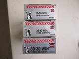 NEW OLD STOCK Winchester 170 Grain Silvertip 30-30 A-4mmo 3 Full Boxes - 1 of 7