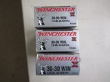 NEW OLD STOCK Winchester 170 Grain Silvertip 30-30 A-4mmo 3 Full Boxes - 3 of 7