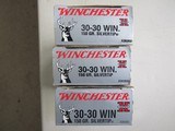 NEW OLD STOCK Winchester 150 Grain Silvertip 30-30 Ammo 3 full boxes - 1 of 7